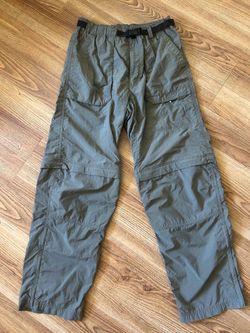REI hiking convertible pant olive green size XS (16 kids)