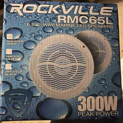 Rockville Water Proof Led Speakers 
