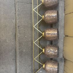Gold Centerpiece Candle Holder