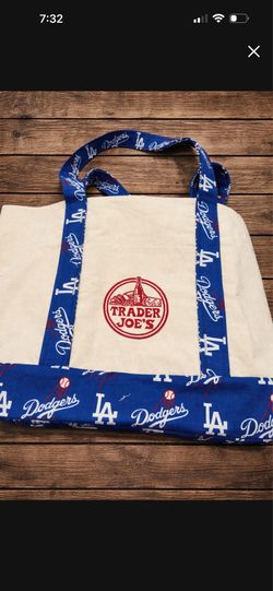 Large Dodgers Trader Joes tote