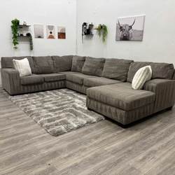Grey Sectional Couch - Free Delivery