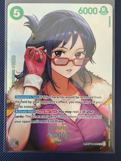Tashigi SP OP14-029 One Piece Card Game