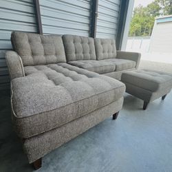 Sectional w/ Ottoman - $350 obo
