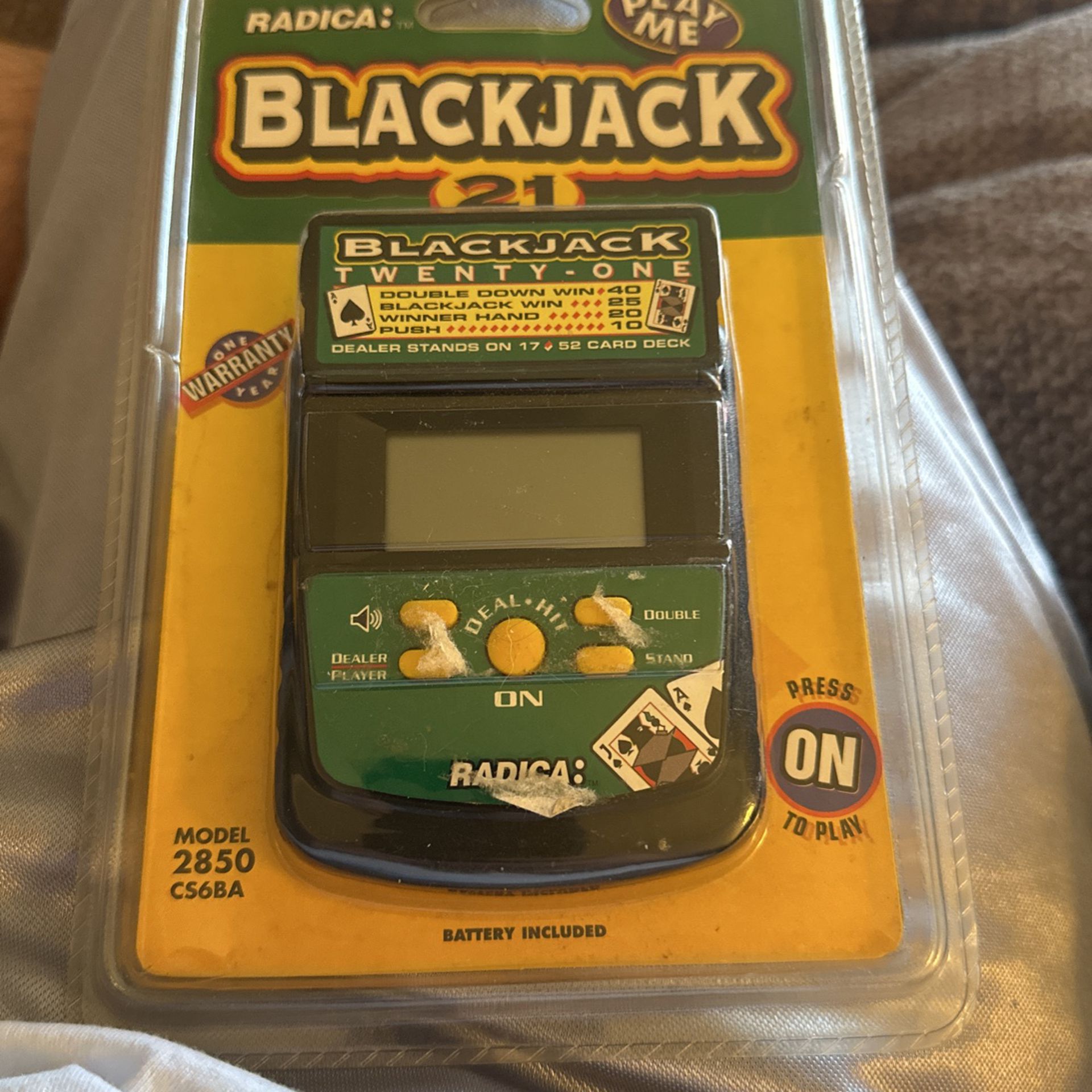 Radica Blackjack 21 Handheld Game