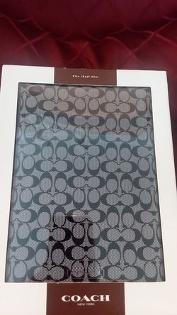 COACH Signature Mini iPad Case