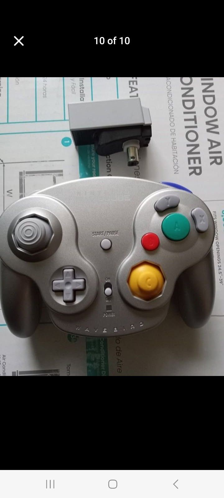 NINTENDO GAMECUBE WAVEBIRD WIRELESS CONTROLLER $160 FINAL PRICE SAME DAY SHIPPING