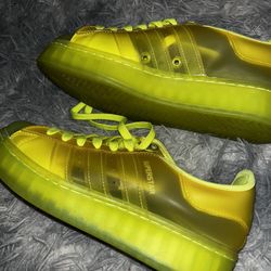 Jelly Neon green Adidas Sneakers Size 8