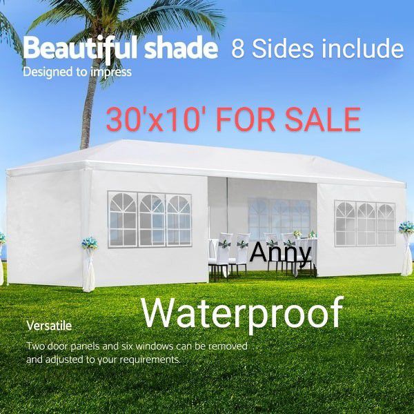 10x 30 wedding party tent outdoor canopy  white FOR SALE Carpa