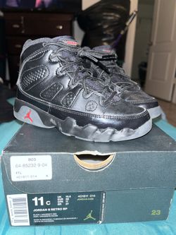 Jordan9’s.  11c Toddler 