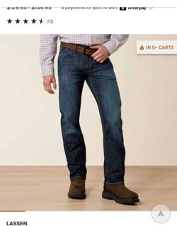Ariat and wrangler fr