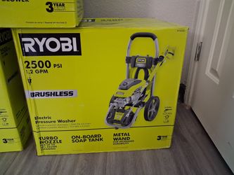 Ryobi 2500 PSI Brushless Electric Pressure Washer