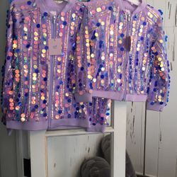 Easter/Fashion/Cheerleader Bomber Jacket ( Girls Sizes)