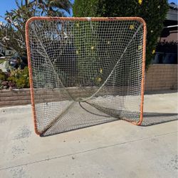 Official Lacrosse Goal with a 6mm Net, Orange, 