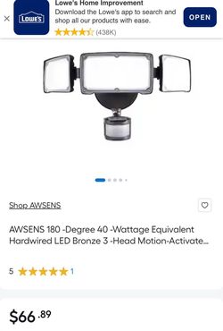 Flood lights nuevas luz blanca 5000K $40 cada una