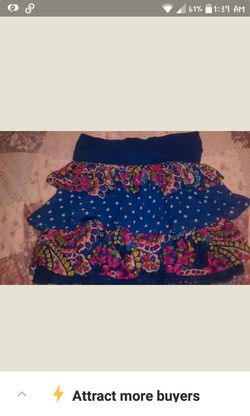 Girls size 10-12 beautiful floral skirt