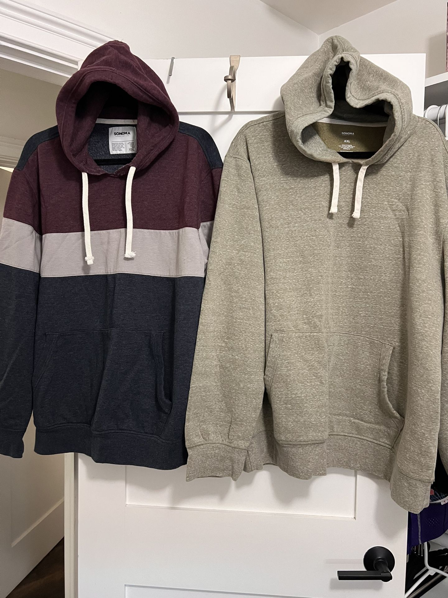 2 Sweatshirt Hoodie Lot Men’s Size 2XL EXCELLENT