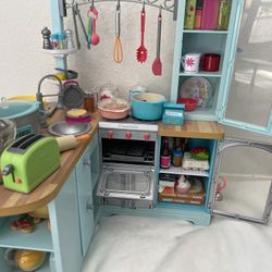 DISCONTINUED American Girl Doll Kitchen  
