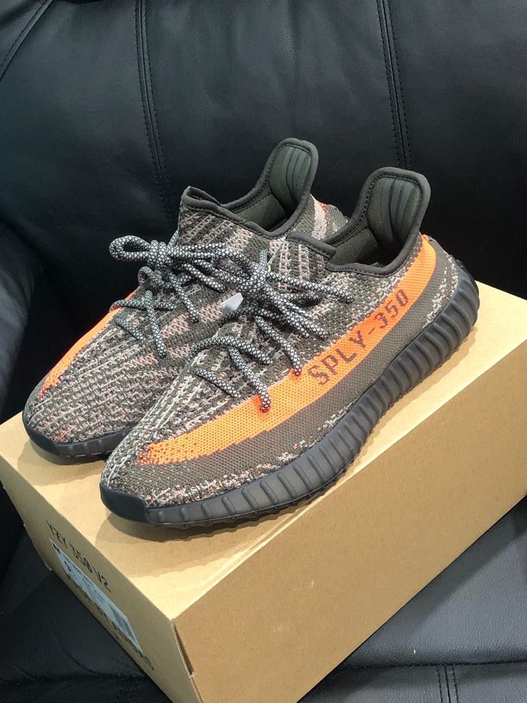 Sneakers Adidas Yeezy Gris Orange Grey Orange Adidas Yeezy Gris