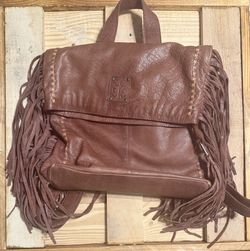 STS Leather Back Pack