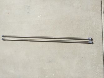2 Shower rods clean as new