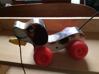 Vintage Snoopy pull toy