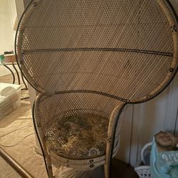 Vintage Peacock Chair