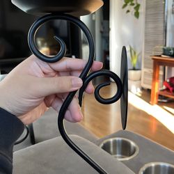 Wrought Iron Wall Scones Candle Holders 