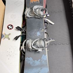 150cm Arbor Formula Snowboard With  Bindings 