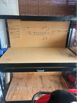Tool bench workstation for garage