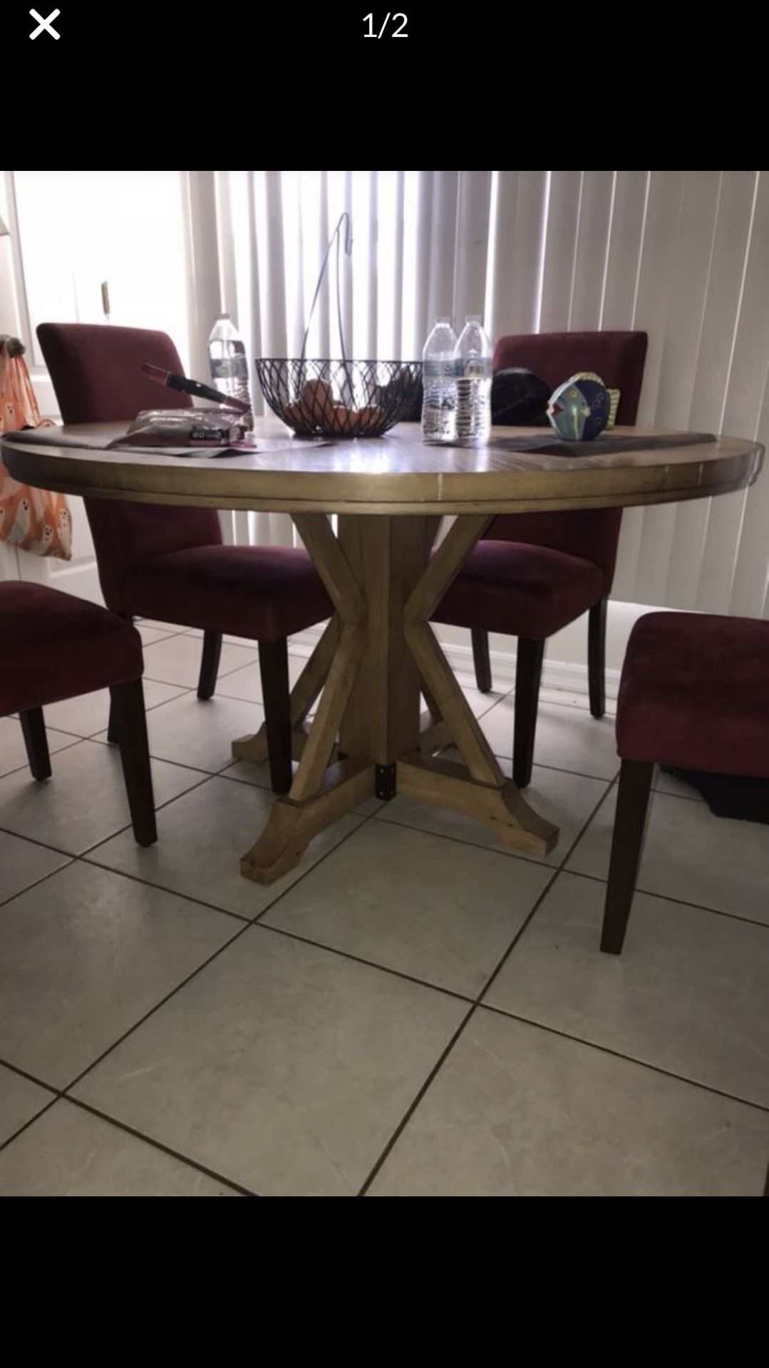 Solid Wood Kitchen Table