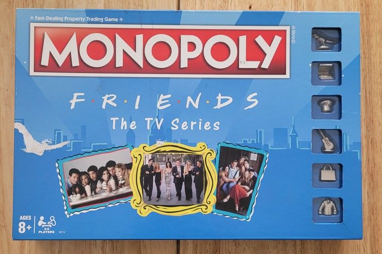 MONOPOLY FRIENDS THE TV SERIES BOARD GAME (SEE OTHER POSTS)