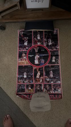 VINTAGE 1991 Chicago Bulls First Championship Promo Poster - Crisp Condition