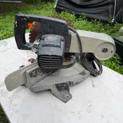 Electric Miter Saw with Blade