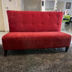 Beautiful Red Couch Price Firm 
