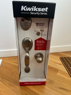 Kwikset front door lock set