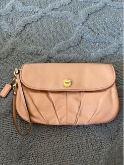 Coach large wristlet