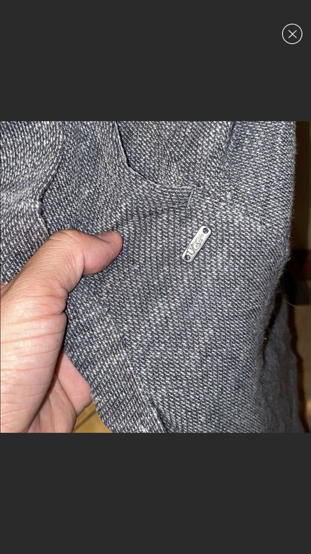 UGG Men’s Size Medium Gray Color EUC