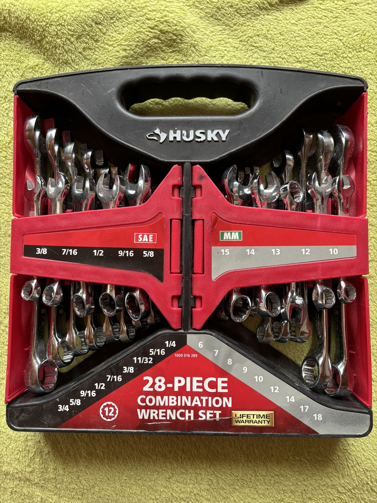 Husky 28 Piece Combo Wrench Set