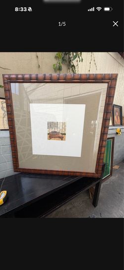 Original watercolor signed 40 by 40