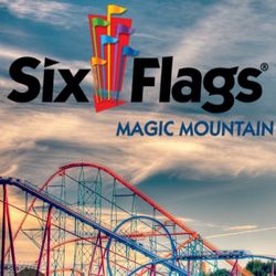 (4) Six Flags Magic Mountain Tickets 