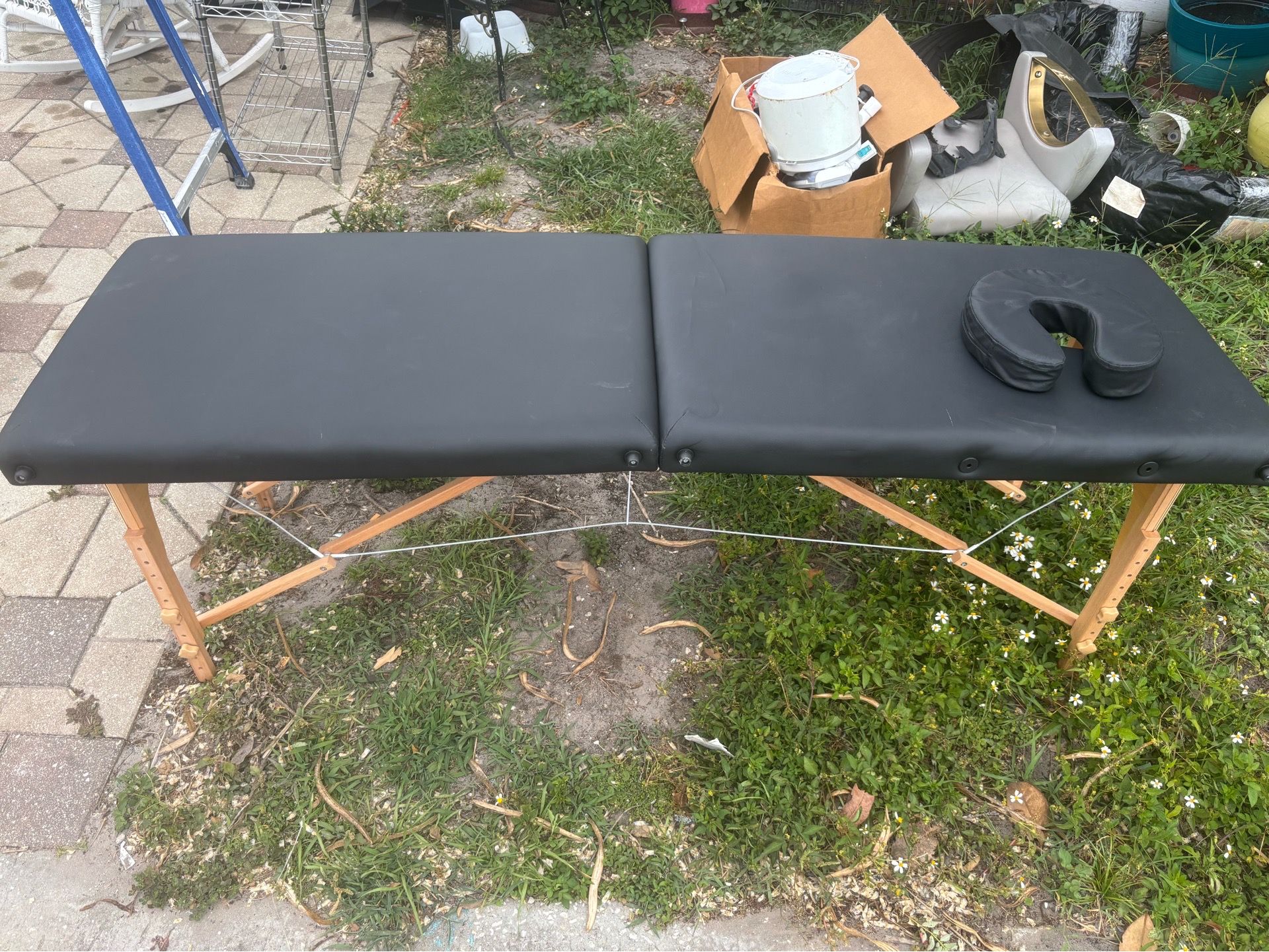 Massage table