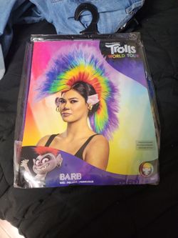 Trolls world tour wig