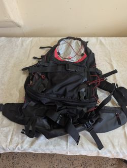 Rossignol Backpack - Black/Red - Large Hiking Pack