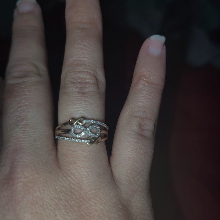 Infinity ring from Zales