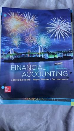 Financial Accounting 5th Edition by J.David Spiceland /Wayne Thomas