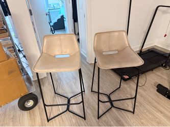 Brisbane leather bar stools