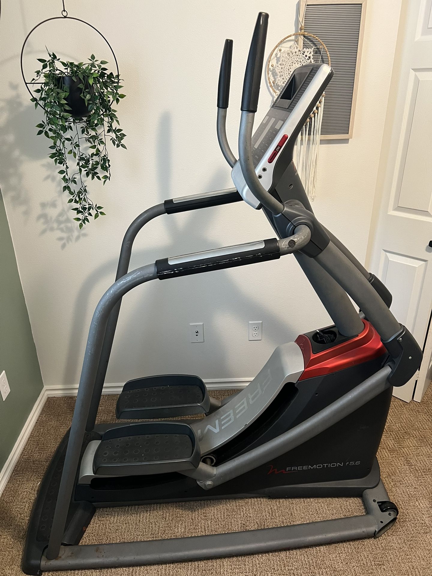 Elliptical and treadmill