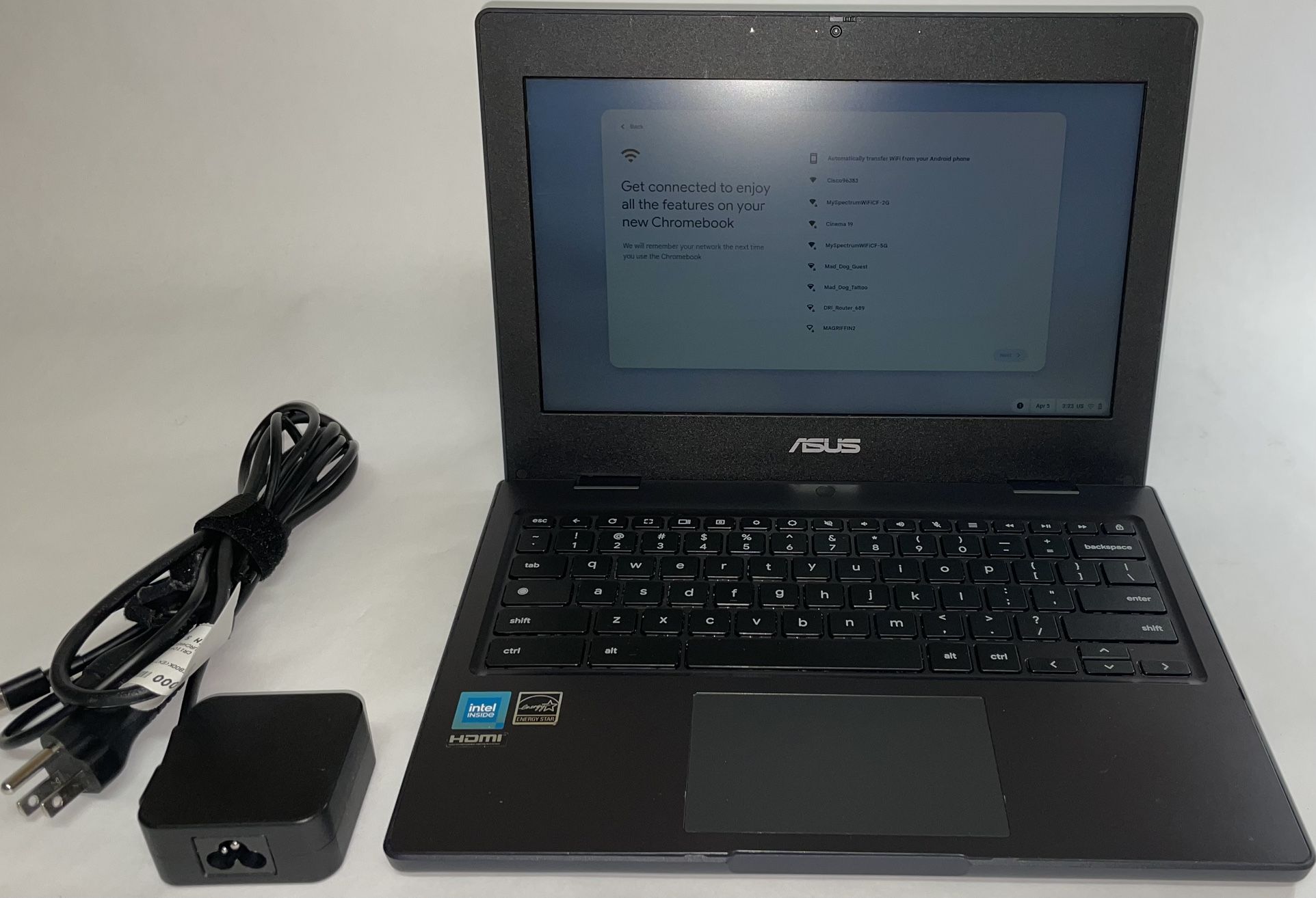 Asus Rugged Style Chromebook Includes Charger