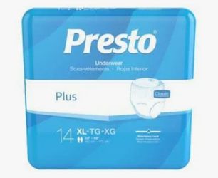 PRESTO ADULT PULL UP BRIEFS