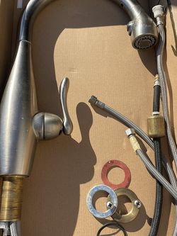 Kohler Kitchen Faucet Tall Neck With Drop Down Nozzle